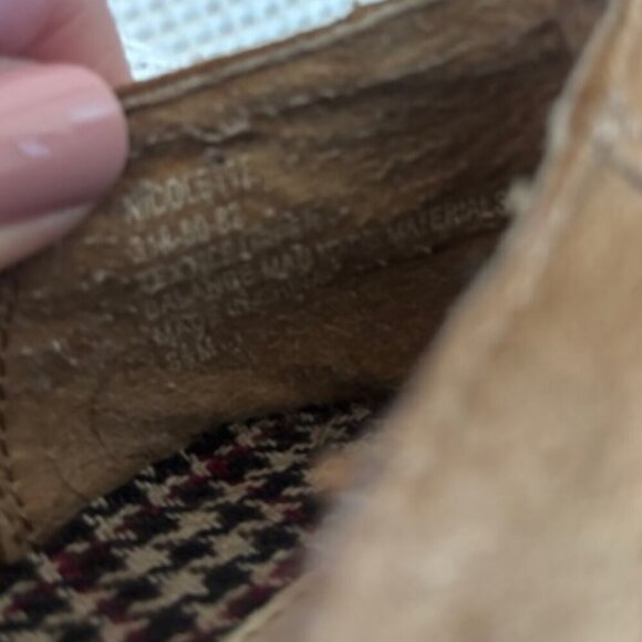 Y2K Unionbay Nicolette Platform Wood Heel Studded Pumps size 8.5 - Picture 6 of 6